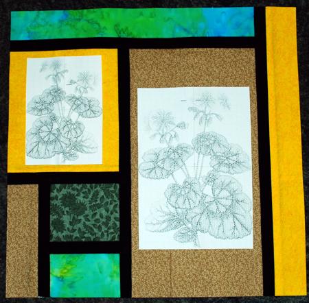 Quilted Geranium Pillow image 14