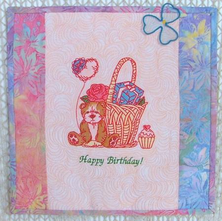 Applique Flower Quilt Block Set