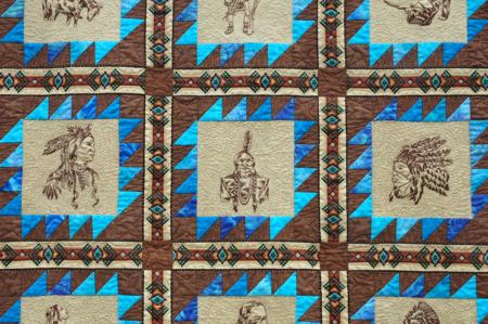 Native American Bed Quilt image 27
