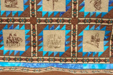 Native American Bed Quilt image 29