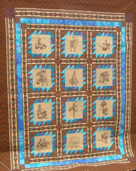 Native American Bed Quilt image 25