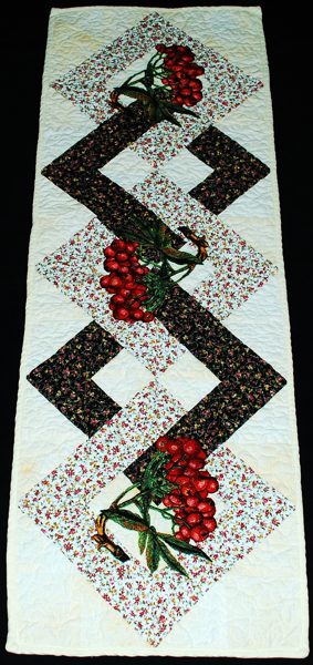 table patterns  with small Quilted runner Runner Ash Embroidery Table Mountain