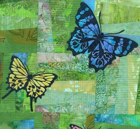 Summer Meadow Art Quilt image 8