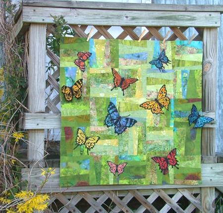Summer Meadow Art Quilt image 12
