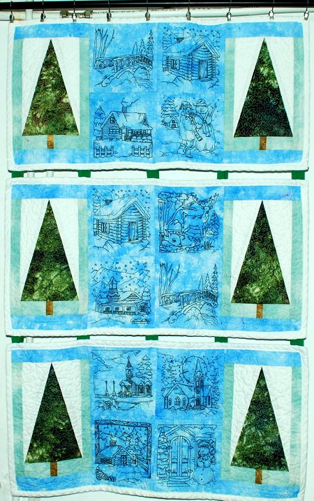 Winter Scene Wall Hanging image 1