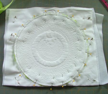 Quilted Claddagh Ring Bearer Pillow image 9