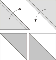 Half Triange Block