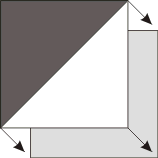 Split Quarter Square Triangle (SQST) Block Step 2