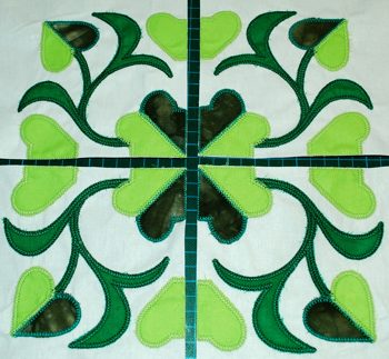 Applique Quilt Block 2 image 13