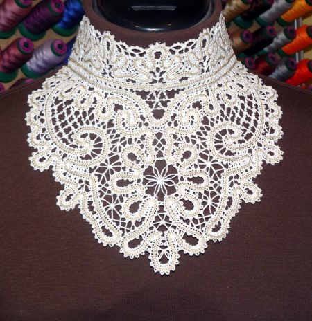 FSL Battenberg Lace Choker Collar image 1