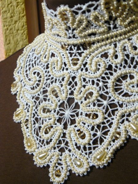 FSL Battenberg Lace Choker Collar image 9