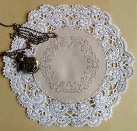 Freestanding Battenberg Applique Lace Doilies image 6