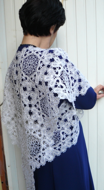 Freestanding Battenberg Lace Vest/Shawl image 14