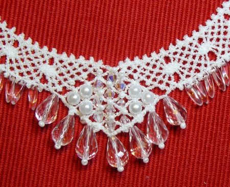 Elegant Bobbin Lace Necklace image 5