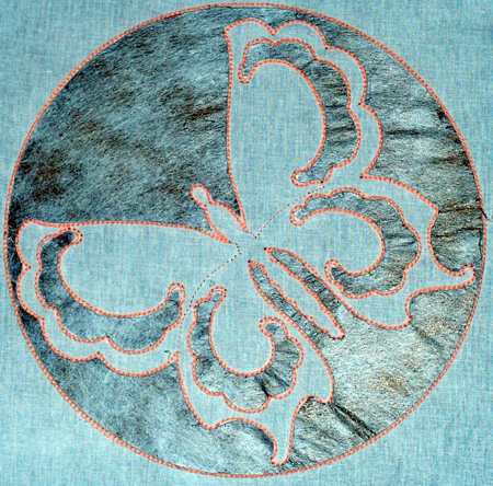 Cutwork Lace Butterfly in a Circle image 3