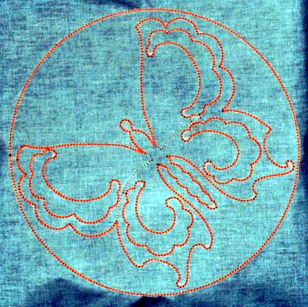 Cutwork Lace Butterfly in a Circle image 7