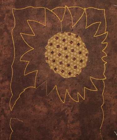 Sunflower Applique with Cutwork Lace image 4
