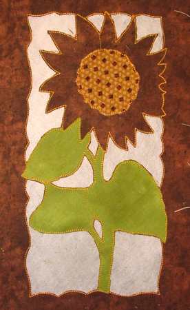 Sunflower Applique with Cutwork Lace image 7