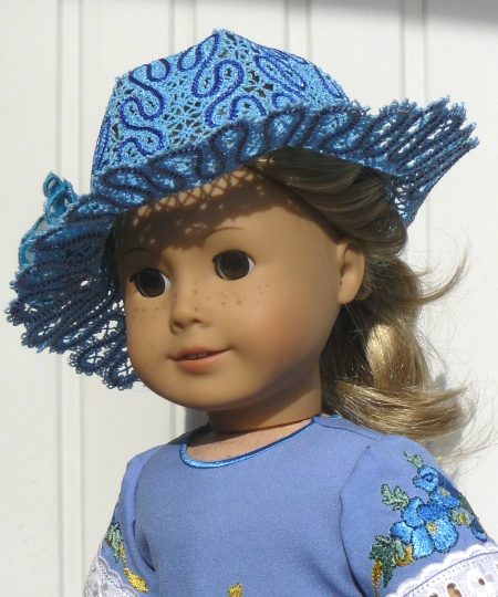 FSL Battenberg Lace Hat for 18-inch Dolls image 2