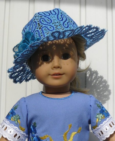 FSL Battenberg Lace Hat for 18-inch Dolls image 7