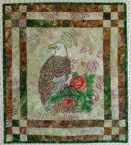 Bald Eagle Independence Day Quilt image 1