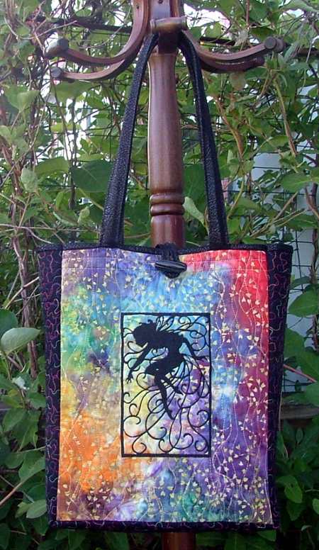 ... Designs. Free Projects and Ideas. Quilted Tote bag with embroidery