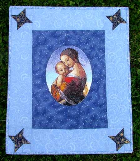Madonna and Child Wall Quilt image 4