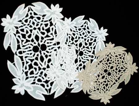 FSL Point Lace Astartea Doily image 3