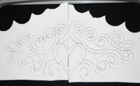 Baroque Applique Motif with Puffy Foam image 3