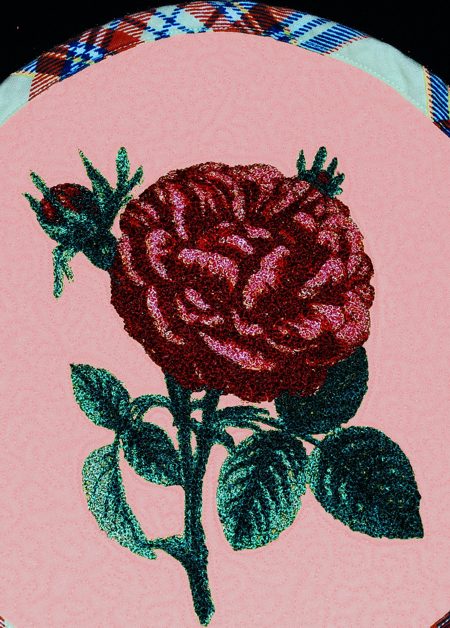 Quilted Hot Pads with Rose Embroidery image 10
