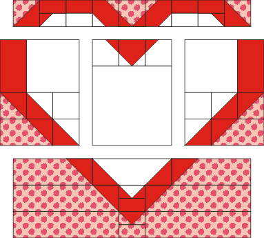 Valentine Heart Quilt 30