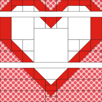 Valentine Heart Quilt 31