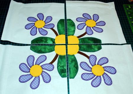 Daisy Applique Quilt Block image 18