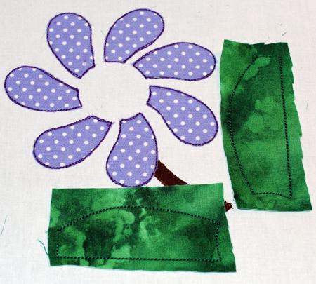 Daisy Applique Quilt Block image 9