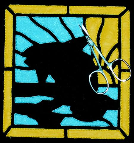 Stained Glass Applique Sea Set image 7
