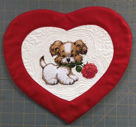 Be My Valentine Quilted Wall Hanging image 12