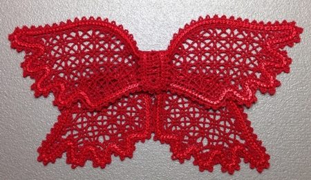 Freestanding Battenberg Lace Bow image 4