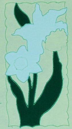 Cutwork Lace Applique Daffodil Panel image 7