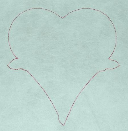Cutwork Lace Rose Heart image 6