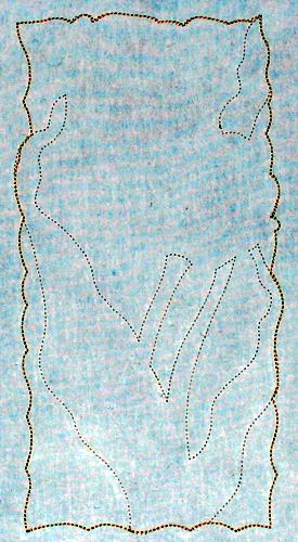 Cutwork Lace Applique Tulip Panel image 2