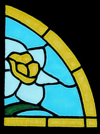 Stained Glass Applique Daffodil Panel image 14