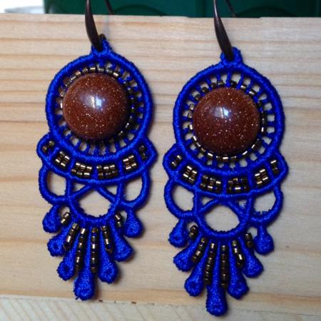 Freestanding Lace Dream Catcher Earrings image 3