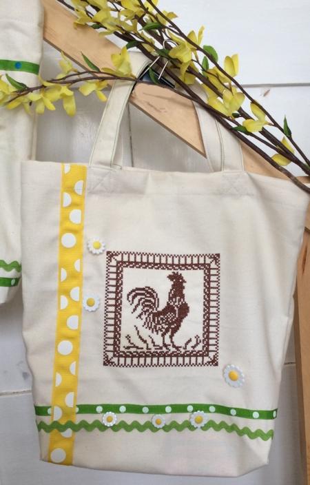 Easter Tote Bags with Embroidery image 18