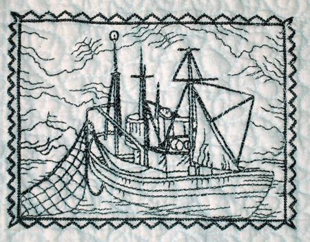 Fishing Boat Nautical Table Mats image 2