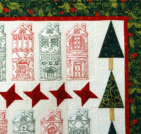 Winter Houses Wall Quilt image 4