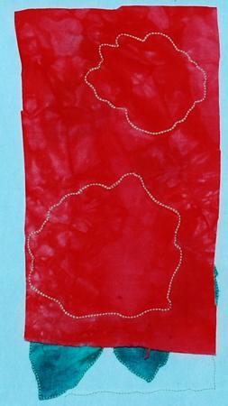 Cutwork Lace Applique Rose Panel image 6