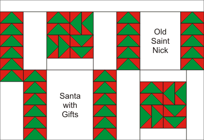 Santa's Coming Wall Hanging