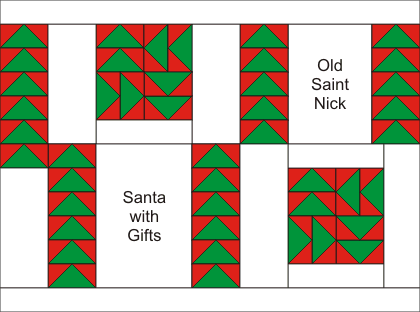 Santa's Coming Wall Hanging