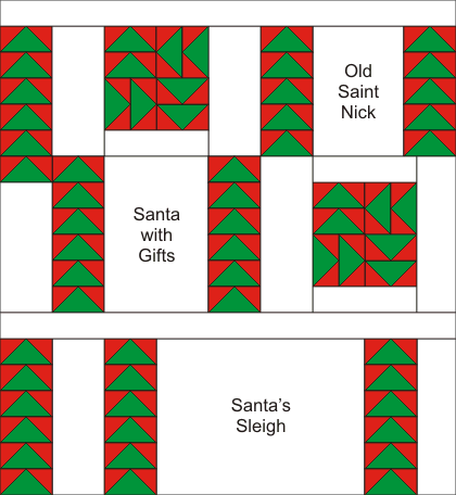 Santa's Coming Wall Hanging