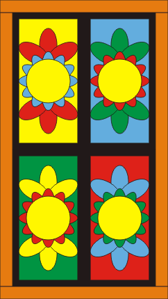 Stained Glass Wall Hanging 4